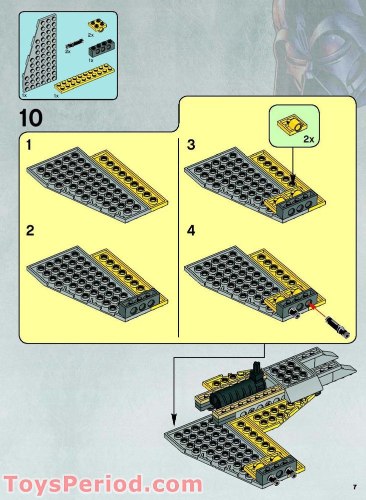 lego vulture droid instructions