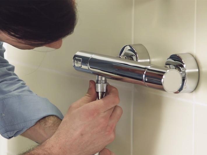 grohe shower bar installation instructions