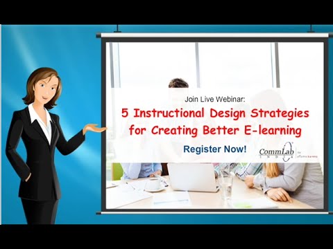 instructional design strategies for e learning