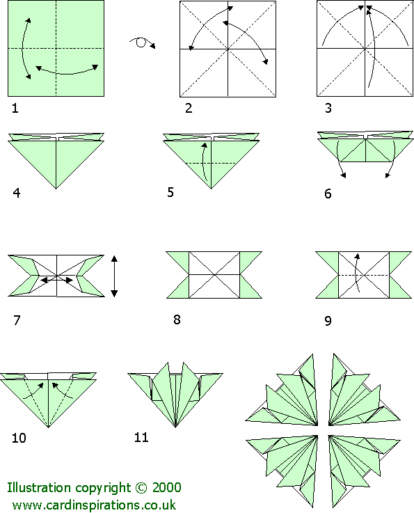 origami tea bag folding instructions