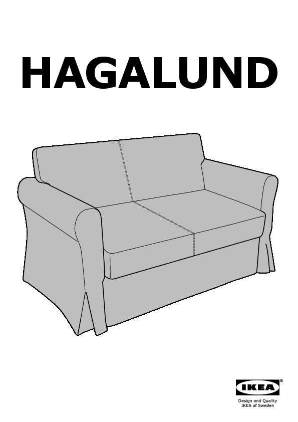 hagalund sofa bed instructions