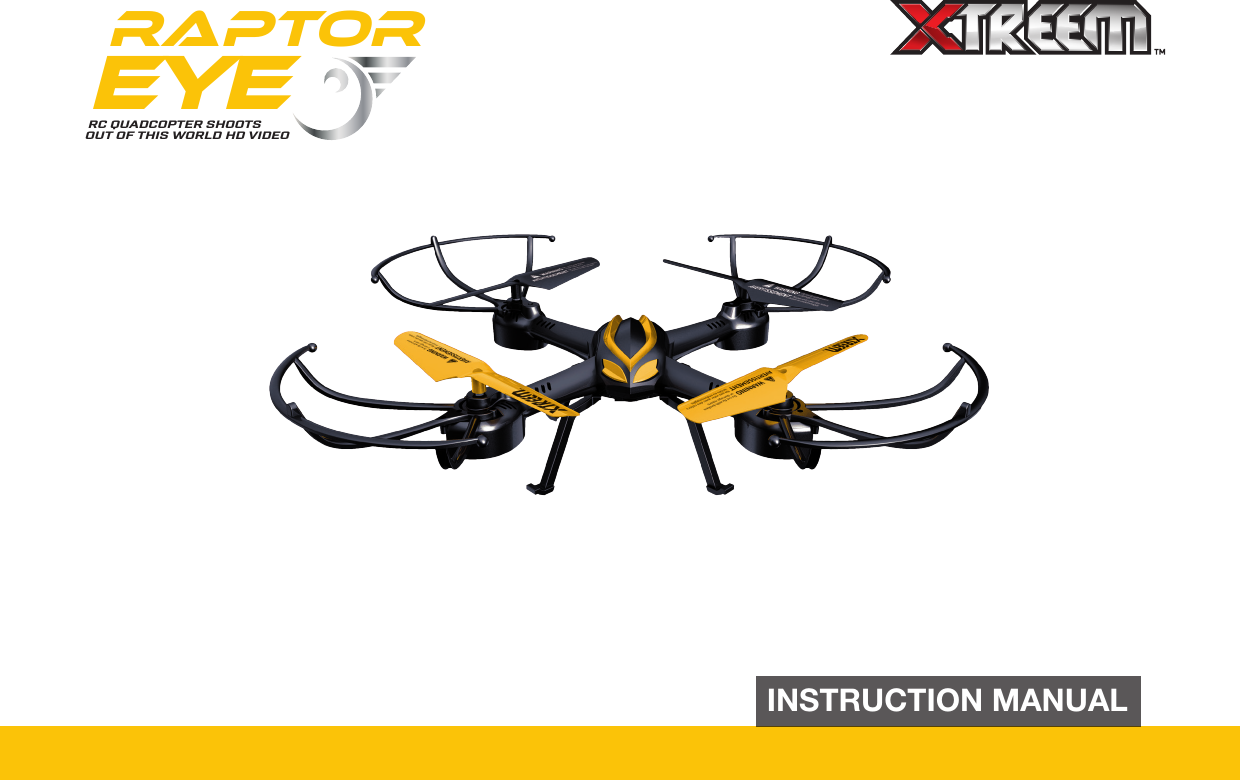 raptor aerial quadcopter instructions