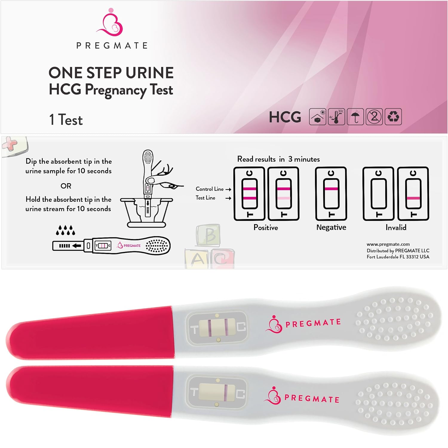 midstream pregnancy test instructions