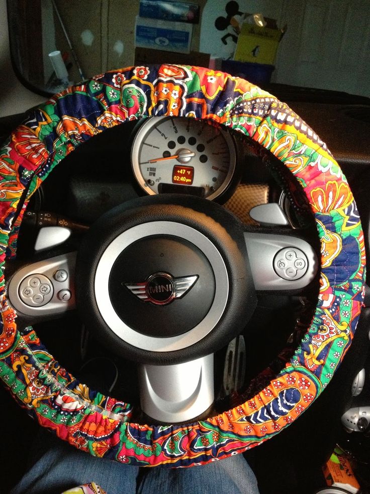 steering wheel cover stitching instructions