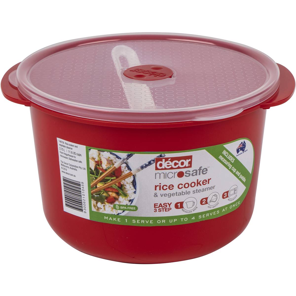 decor microsafe rice cooker instructions