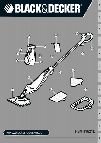 black and decker steam mop instructions