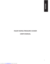 fagor pressure cooker instructions
