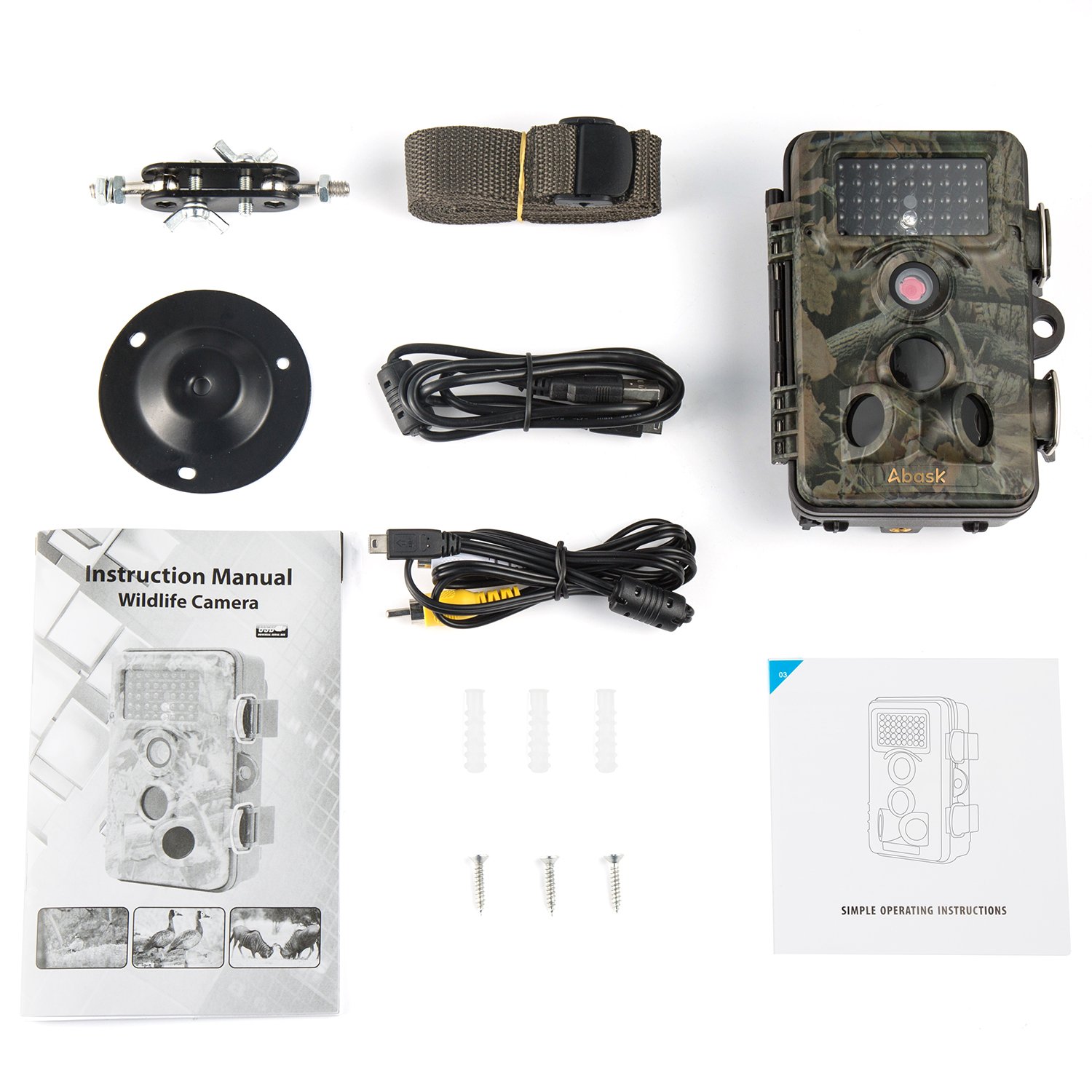abask trail camera instructions