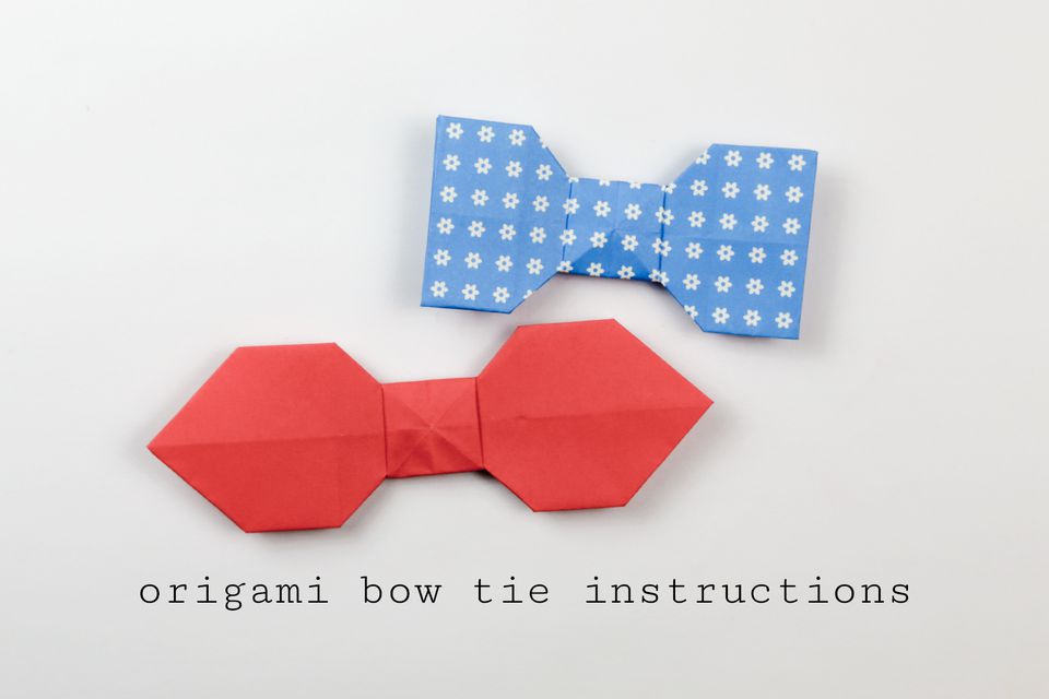 how to tie bow ties instructions
