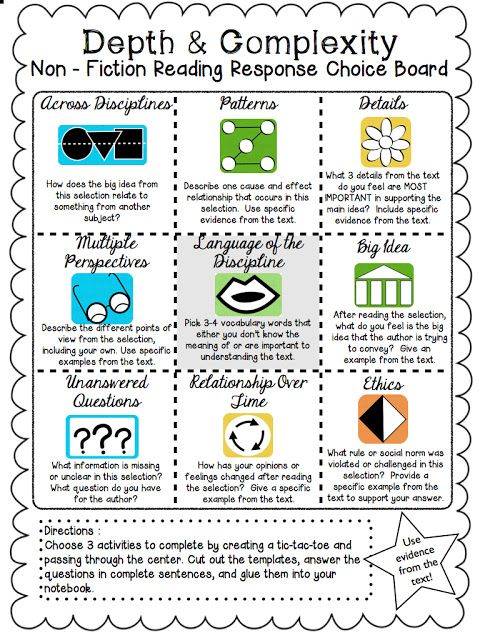 differentiated instruction examples for reading