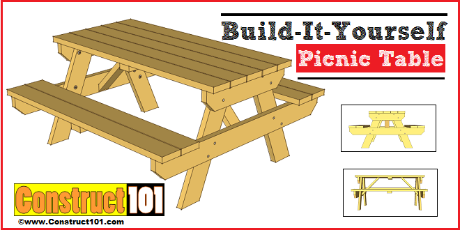 2x4 basics picnic table instructions