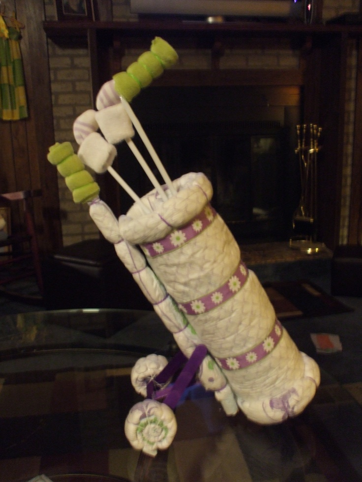 baby diaper cake instructions