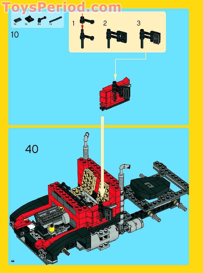 lego big rig instructions