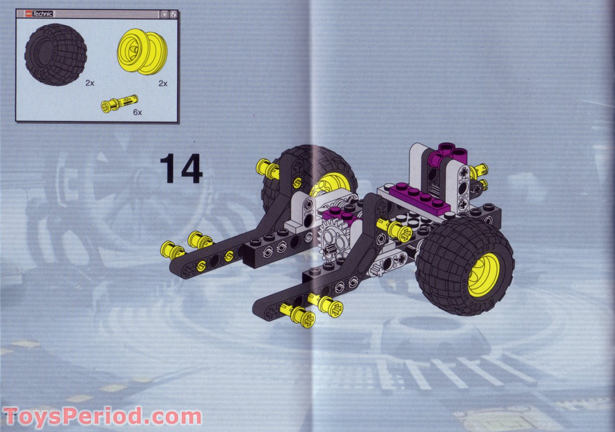lego technic chassis instructions