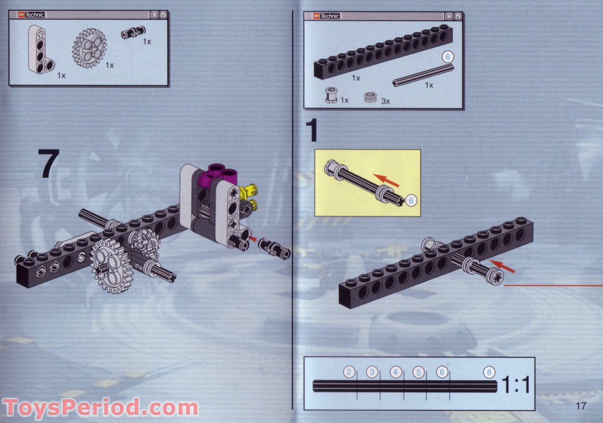 lego technic chassis instructions