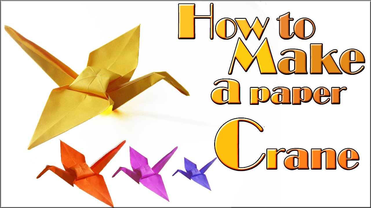 paper crane instructions pdf