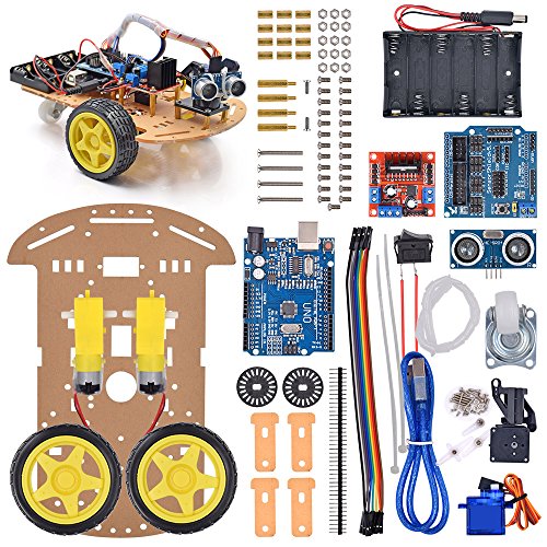 smart robot car chassis kit instructions