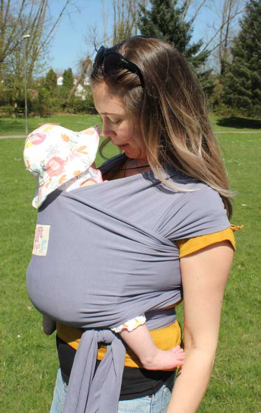 stretchy baby wrap instructions